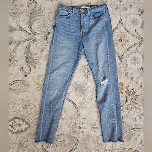 Levi's Wedgie Straight Button Fly Jeans